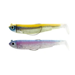Fiiish Black Minnow Double Combo Shore No.2 Rainbow&Gold/Blue