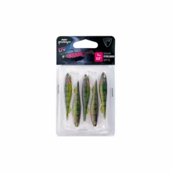 Fox Rage Slick Shad Stickleback Ultra UV Packs 9cm 5pcs
