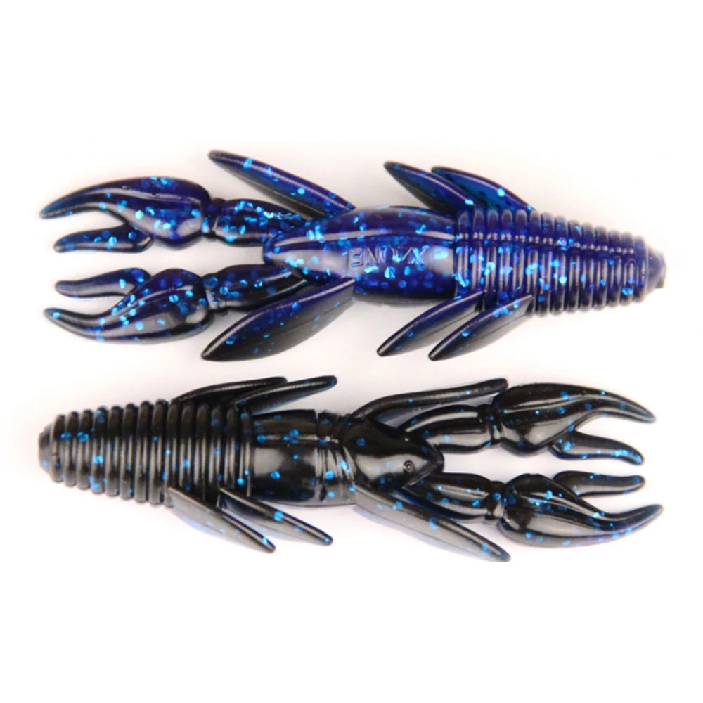 X Zone Punisher Punch Craw 9cm Black Blue Lam (8 Stuks) 1 X Zone Punisher Punch Craw 9cm Black Blue Lam (8 Stuks)