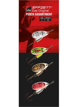 Effzett Assortment 4Pcs Spinner #3 12gr Sinking Zander -Goedkope Vissen Winkel b7346882d03ad0dc