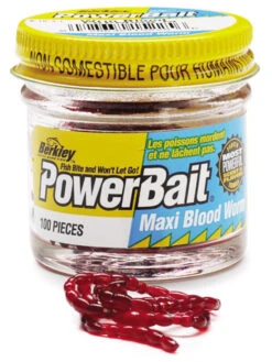 Berkley Powerbait Micro Blood Worms Red (55st) -Goedkope Vissen Winkel d9a71c14a425c7b0
