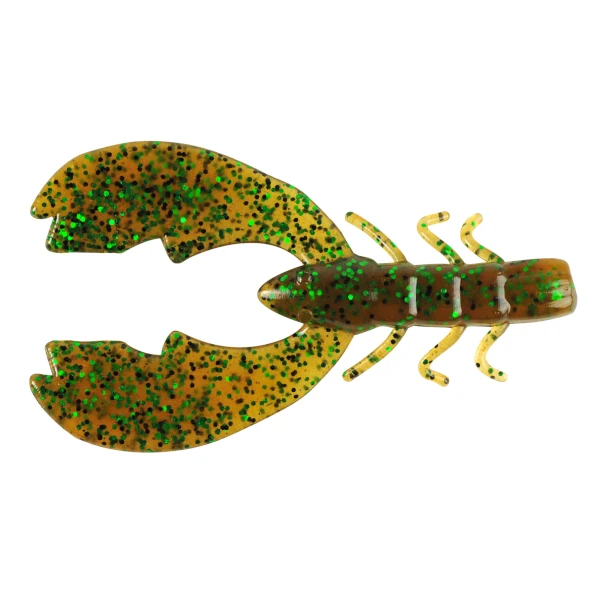 Berkley Powerbait Chigger Craw 3'' 10pcs Green Pumpkin Fleck 1 Berkley Powerbait Chigger Craw 3'' 10pcs Green Pumpkin Fleck